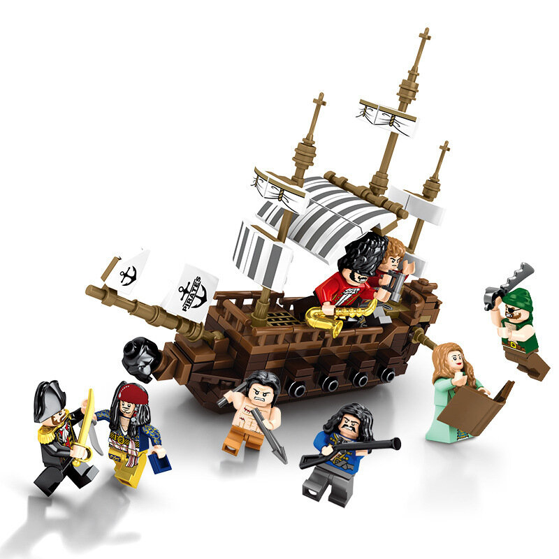 Конструктор SY «Остров штормов: Пиратский корабль 8 в 1» SY1550 / Микс