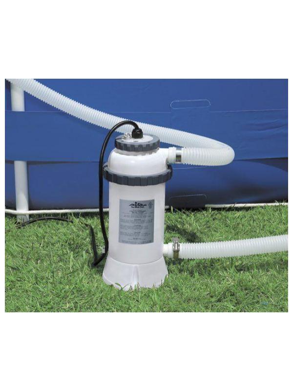 Проточный водонагреватель Intex 28684 для бассейнов до 457см, D32 мм.