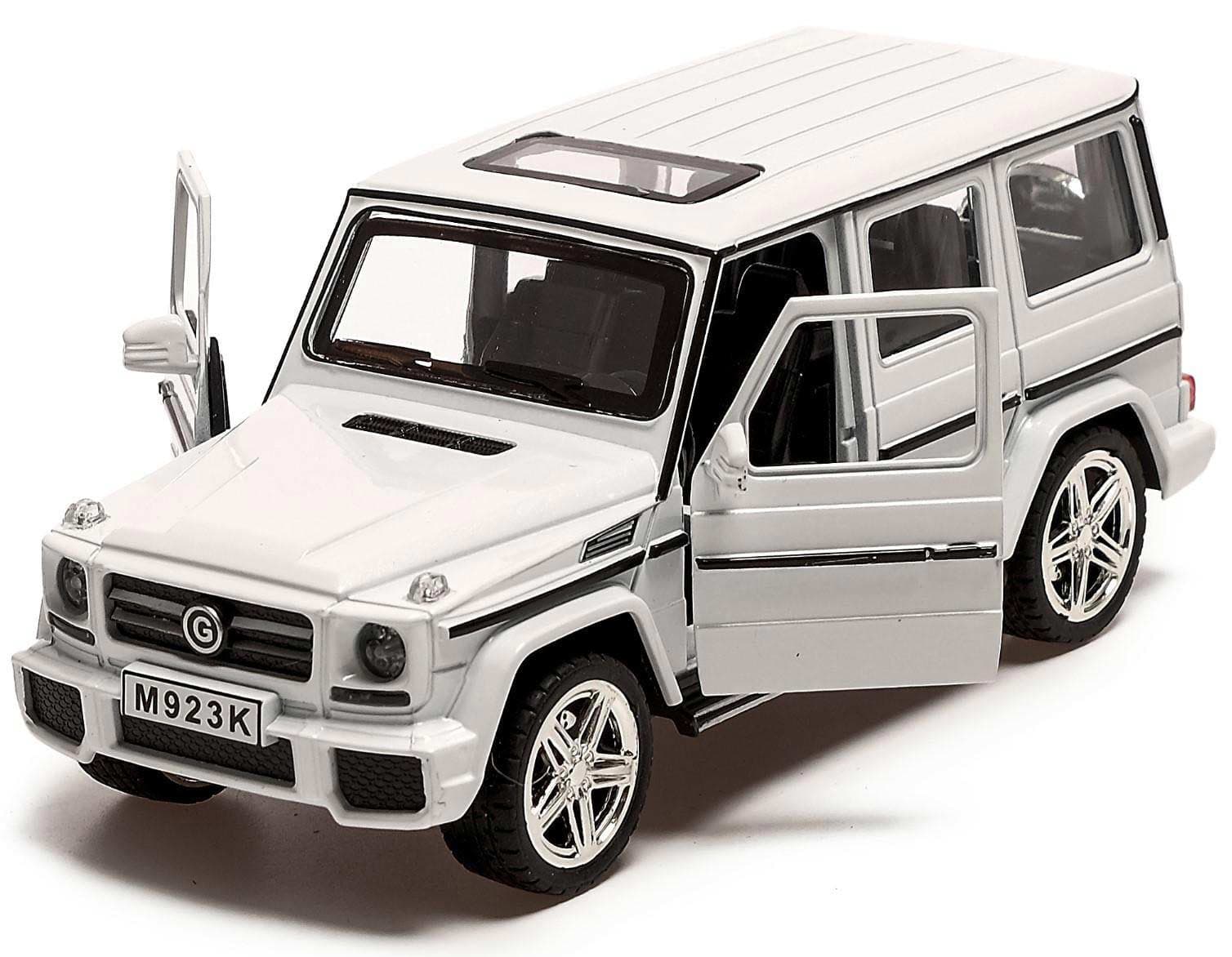 Машинка металлическая XLG 1:24 «Mercedes-Benz G-class» M923K 20 см. инерционная, свет, звук / Микс