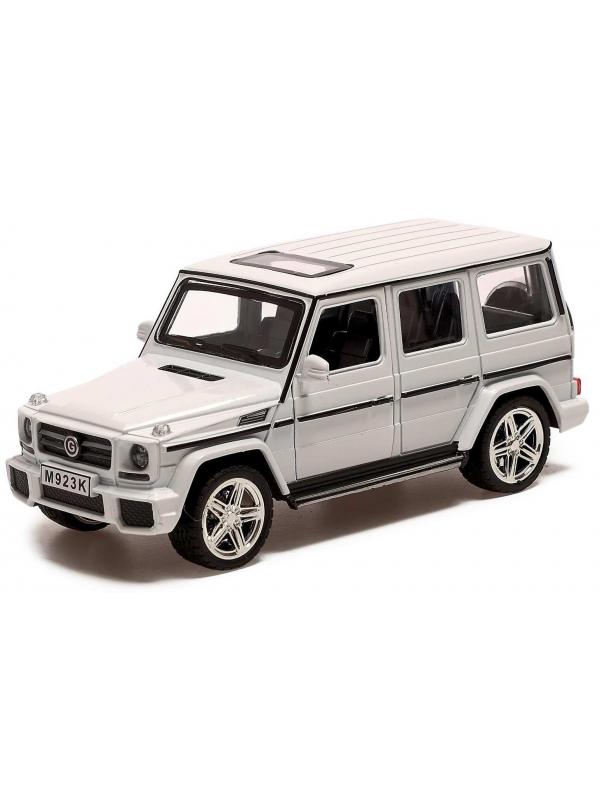 Машинка металлическая XLG 1:24 «Mercedes-Benz G-class» M923K 20 см. инерционная, свет, звук / Микс