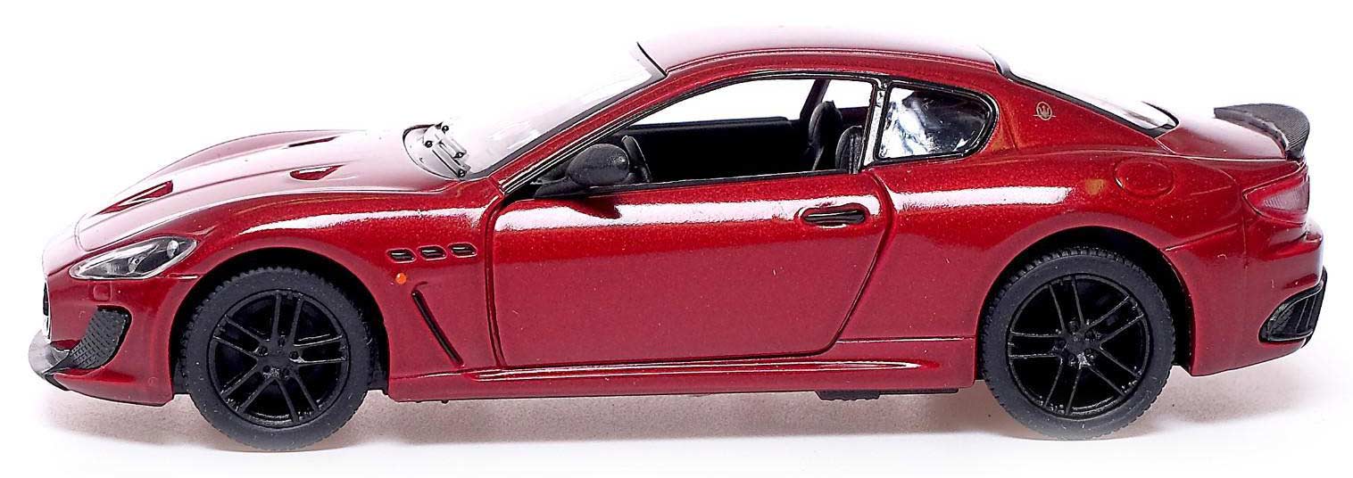 Машинка металлическая Kinsmart 1:38 «2016 Maserati GranTurismo MC Stradale» KT5395D инерционная / Красный