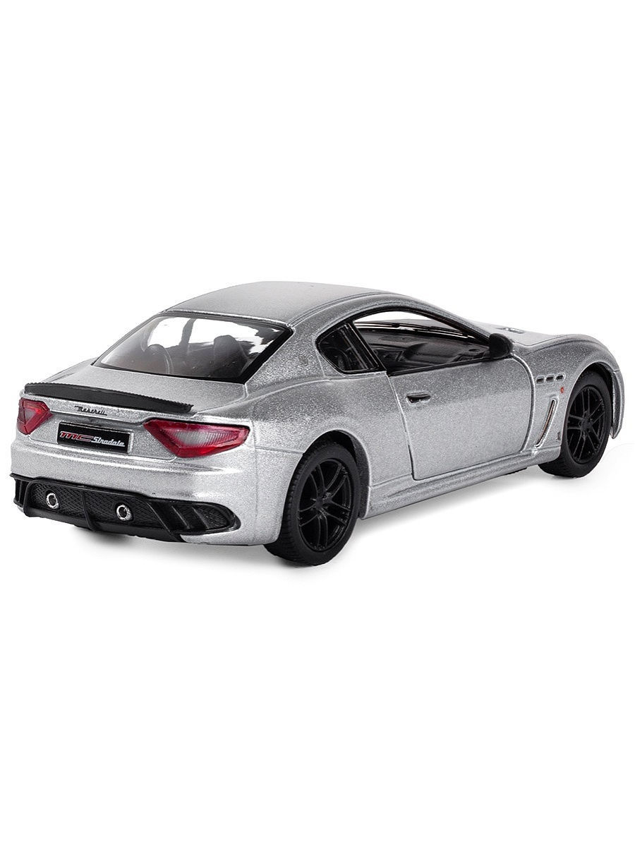 Машинка металлическая Kinsmart 1:38 «2016 Maserati GranTurismo MC Stradale» KT5395D инерционная / Серый металлик