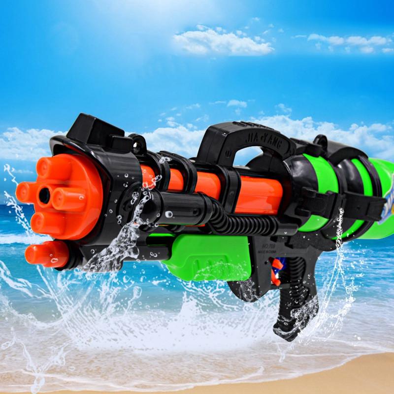 Водяной пистолет-бластер «Water Gun» 42 см. M709 / Черно-зеленый