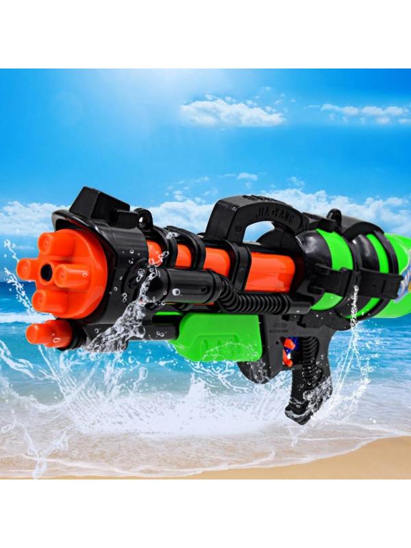 Водяной пистолет-бластер «Water Gun» 42 см. M709 / Черно-зеленый