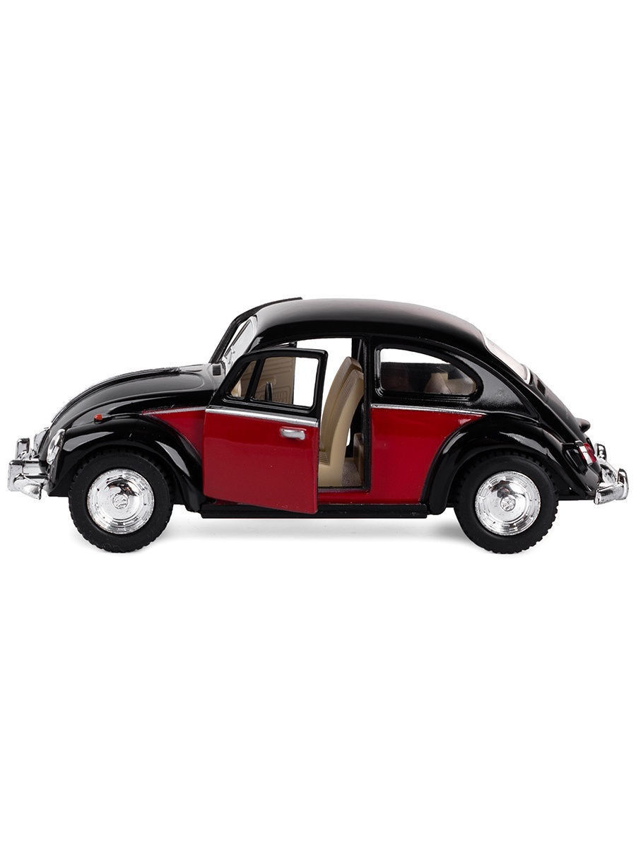 Металлическая машинка Kinsmart 1:32 «1967 Volkswagen Classical Beetle (Color Door)» KT5373D инерционная / Микс