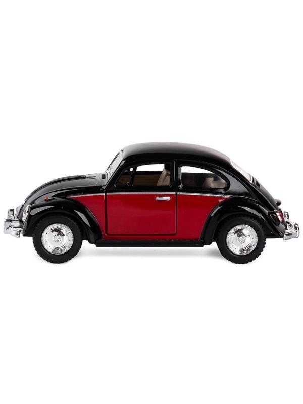 Металлическая машинка Kinsmart 1:32 «1967 Volkswagen Classical Beetle (Color Door)» KT5373D инерционная / Микс