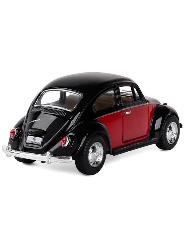 Металлическая машинка Kinsmart 1:32 «1967 Volkswagen Classical Beetle (Color Door)» KT5373D инерционная / Микс