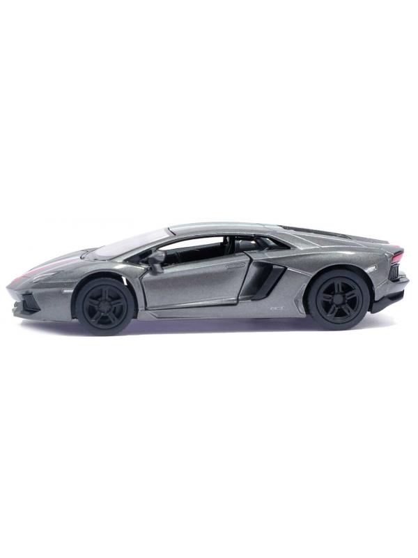 Металлическая машинка Kinsmart 1:38 «Lamborghini Aventador LP 700-4 с принтом» KT5355DF, инерционная / Микс