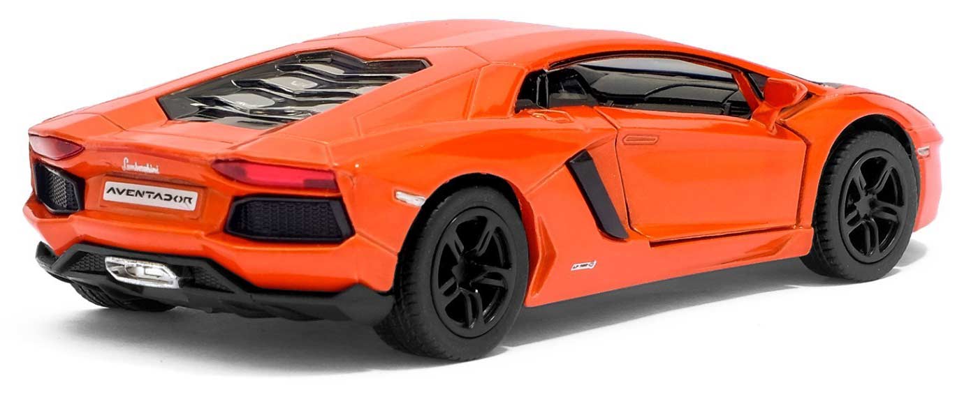 Металлическая машинка Kinsmart 1:38 «Lamborghini Aventador LP 700-4» KT5355D, инерционная / Микс