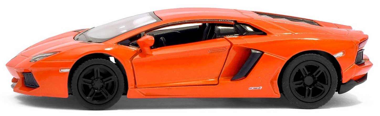 Металлическая машинка Kinsmart 1:38 «Lamborghini Aventador LP 700-4» KT5355D, инерционная / Микс
