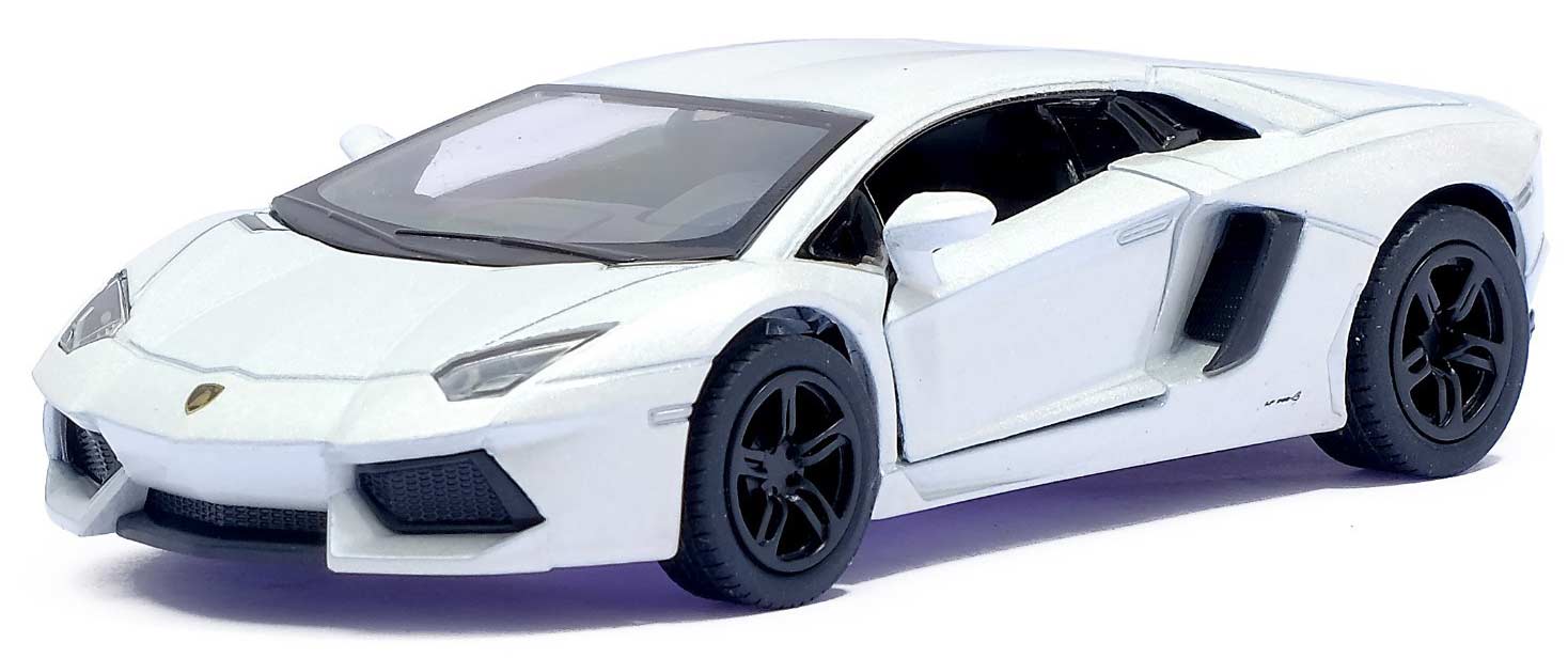 Металлическая машинка Kinsmart 1:38 «Lamborghini Aventador LP 700-4» KT5355D, инерционная / Микс