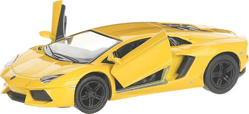 Металлическая машинка Kinsmart 1:38 «Lamborghini Aventador LP 700-4» KT5355D, инерционная / Микс