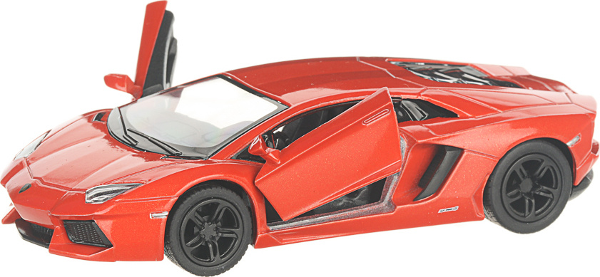 Металлическая машинка Kinsmart 1:38 «Lamborghini Aventador LP 700-4» KT5355D, инерционная / Микс