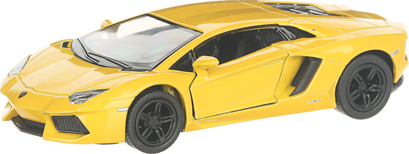 Металлическая машинка Kinsmart 1:38 «Lamborghini Aventador LP 700-4» KT5355D, инерционная / Микс