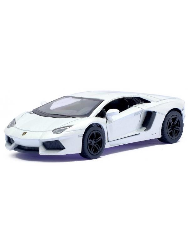 Металлическая машинка Kinsmart 1:38 «Lamborghini Aventador LP 700-4» KT5355D, инерционная / Микс