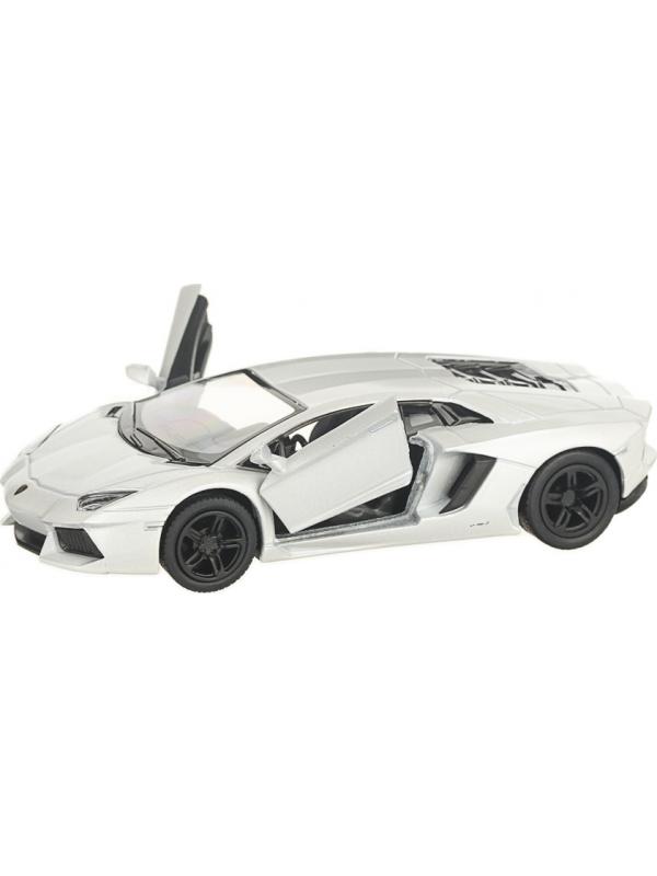 Металлическая машинка Kinsmart 1:38 «Lamborghini Aventador LP 700-4» KT5355D, инерционная / Микс