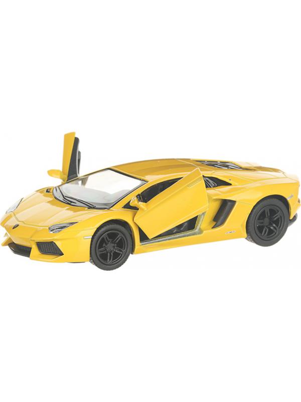 Металлическая машинка Kinsmart 1:38 «Lamborghini Aventador LP 700-4» KT5355D, инерционная / Микс