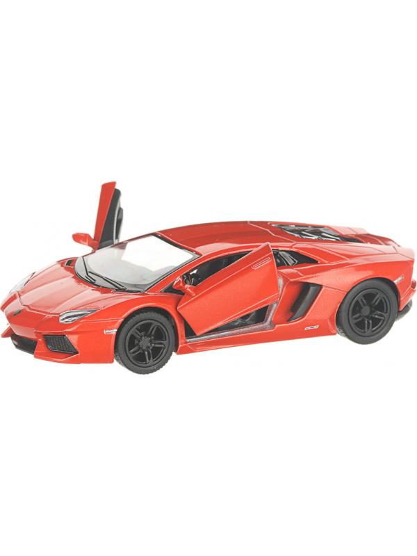 Металлическая машинка Kinsmart 1:38 «Lamborghini Aventador LP 700-4» KT5355D, инерционная / Микс