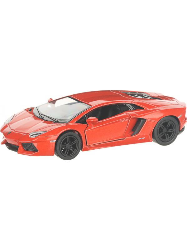Металлическая машинка Kinsmart 1:38 «Lamborghini Aventador LP 700-4» KT5355D, инерционная / Микс
