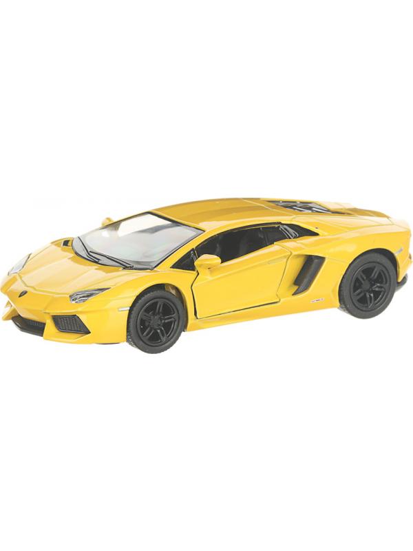 Металлическая машинка Kinsmart 1:38 «Lamborghini Aventador LP 700-4» KT5355D, инерционная / Микс