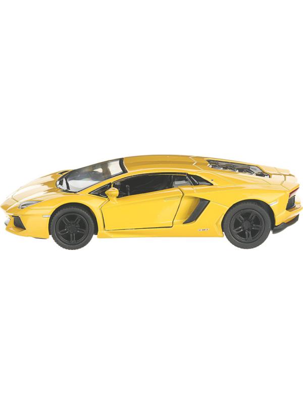Металлическая машинка Kinsmart 1:38 «Lamborghini Aventador LP 700-4» KT5355D, инерционная / Микс
