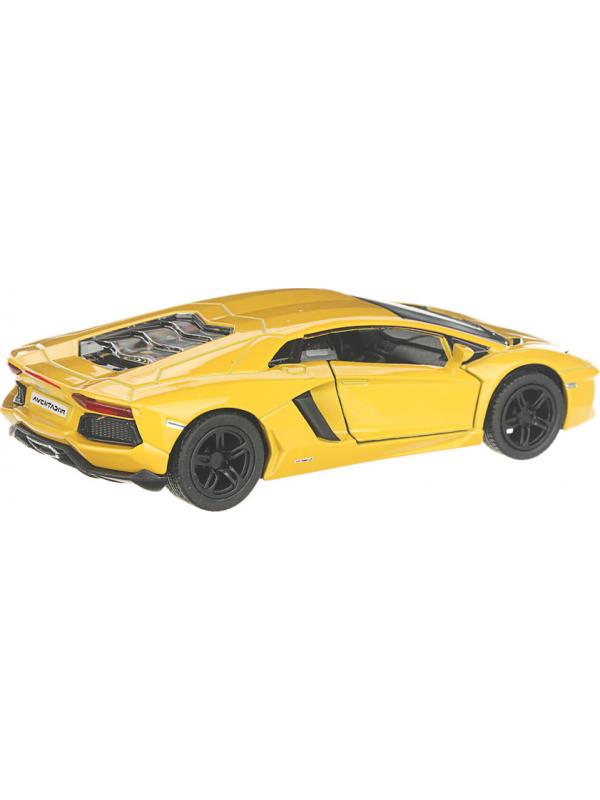 Металлическая машинка Kinsmart 1:38 «Lamborghini Aventador LP 700-4» KT5355D, инерционная / Микс