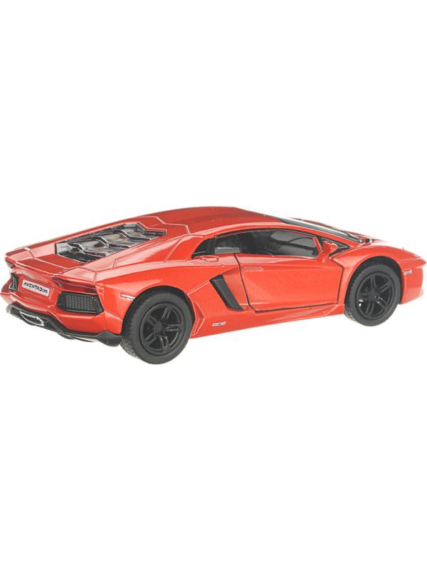 Металлическая машинка Kinsmart 1:38 «Lamborghini Aventador LP 700-4» KT5355D, инерционная / Микс
