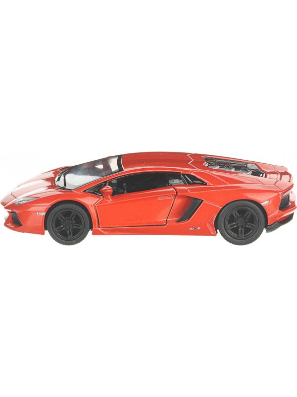 Металлическая машинка Kinsmart 1:38 «Lamborghini Aventador LP 700-4» KT5355D, инерционная / Микс