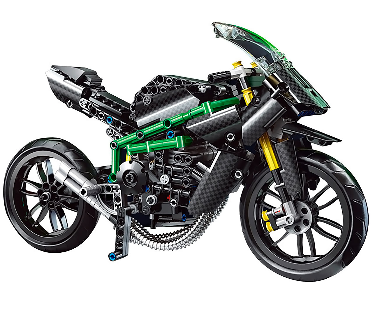 Конструктор Mould King «Kawasaki Ninja H2R» 23002 (MOC 32005) / 639 деталей