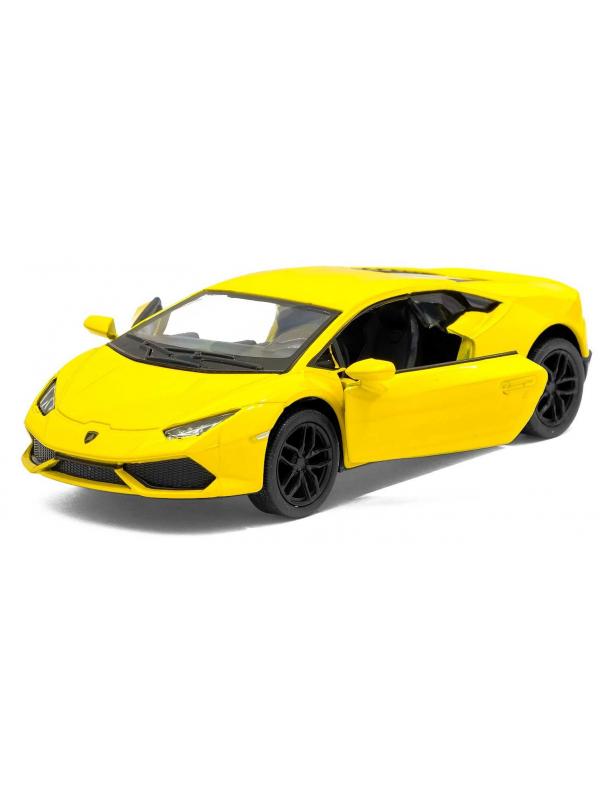 Металлическая машинка Kinsmart 1:36 «Lamborghini Huracan LP610-4» KT5382W, инерционная в коробке / Микс