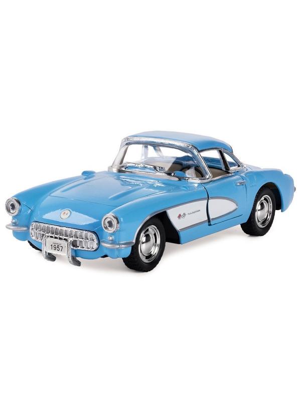 Машинка металлическая Kinsmart 1:34 «1957 Chevrolet Corvette» KT5316D инерционная / Микс