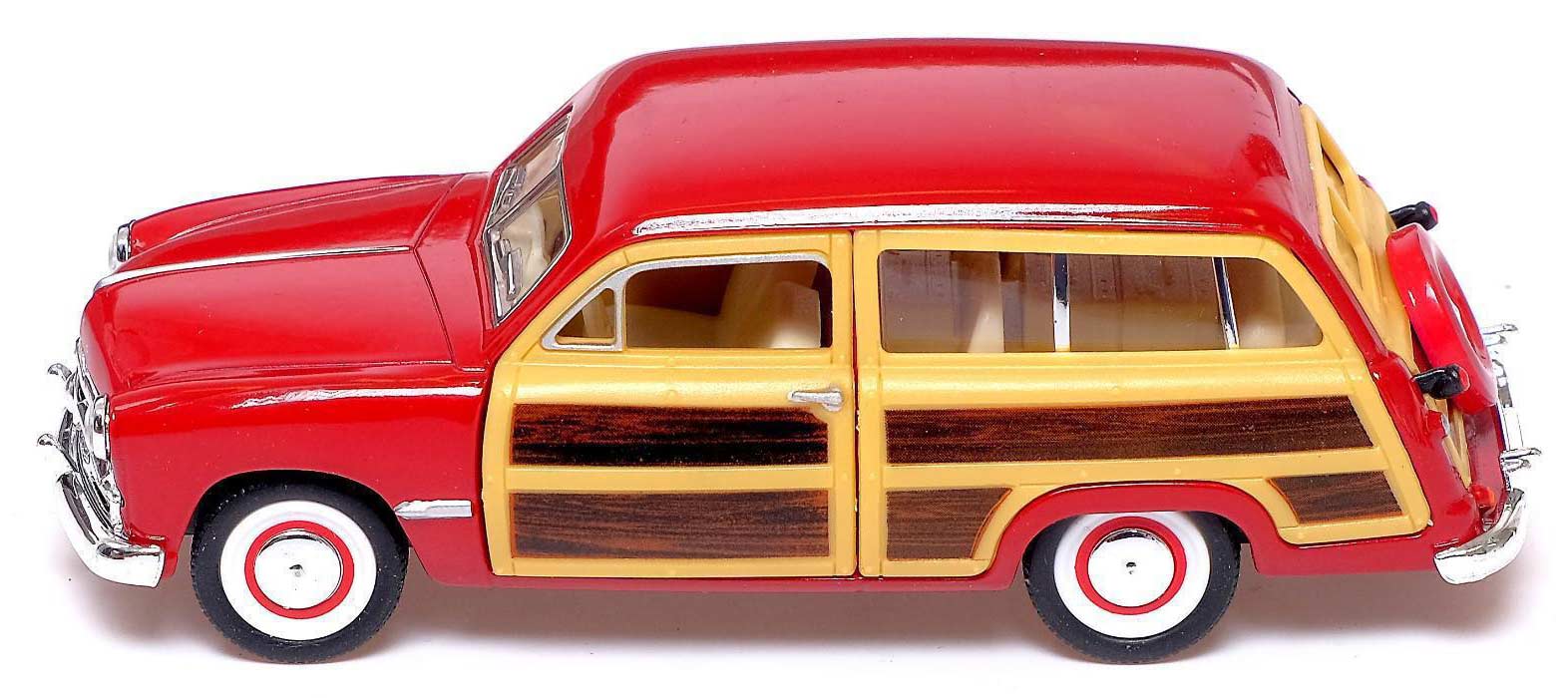 Машинка металлическая Kinsmart 1:40 «1949 Ford Woody Wagon» KT5402D инерционная / Микс