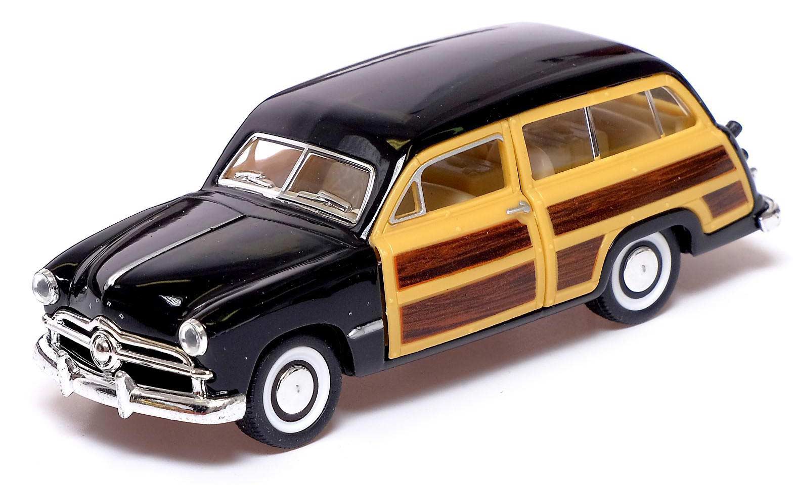 Машинка металлическая Kinsmart 1:40 «1949 Ford Woody Wagon» KT5402D инерционная / Микс