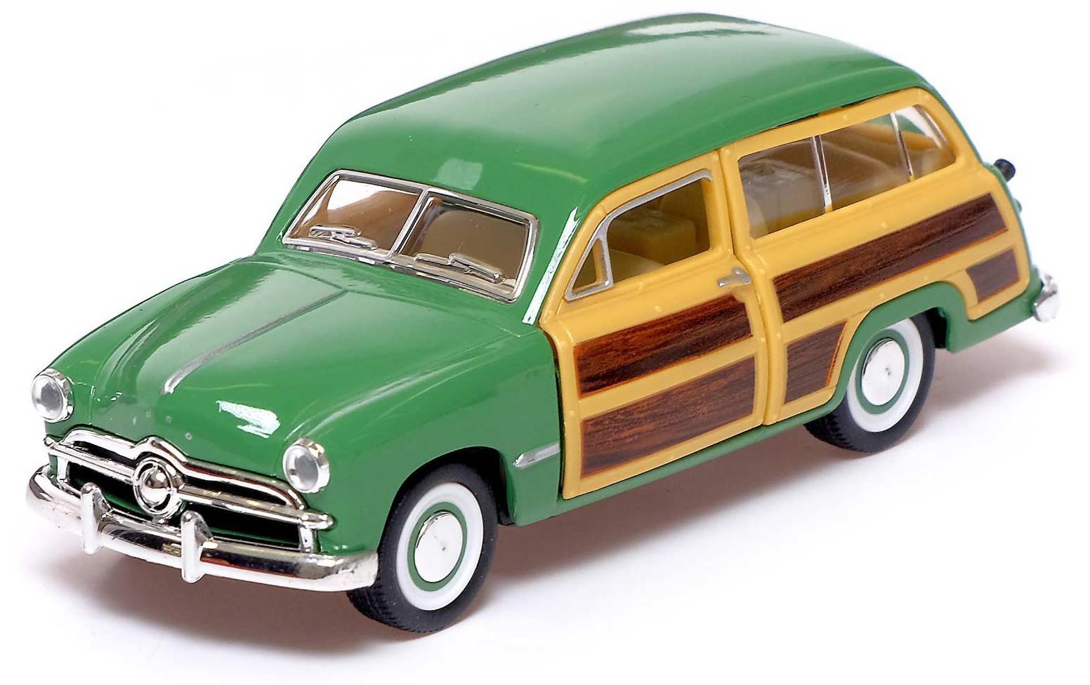 Машинка металлическая Kinsmart 1:40 «1949 Ford Woody Wagon» KT5402D инерционная / Микс