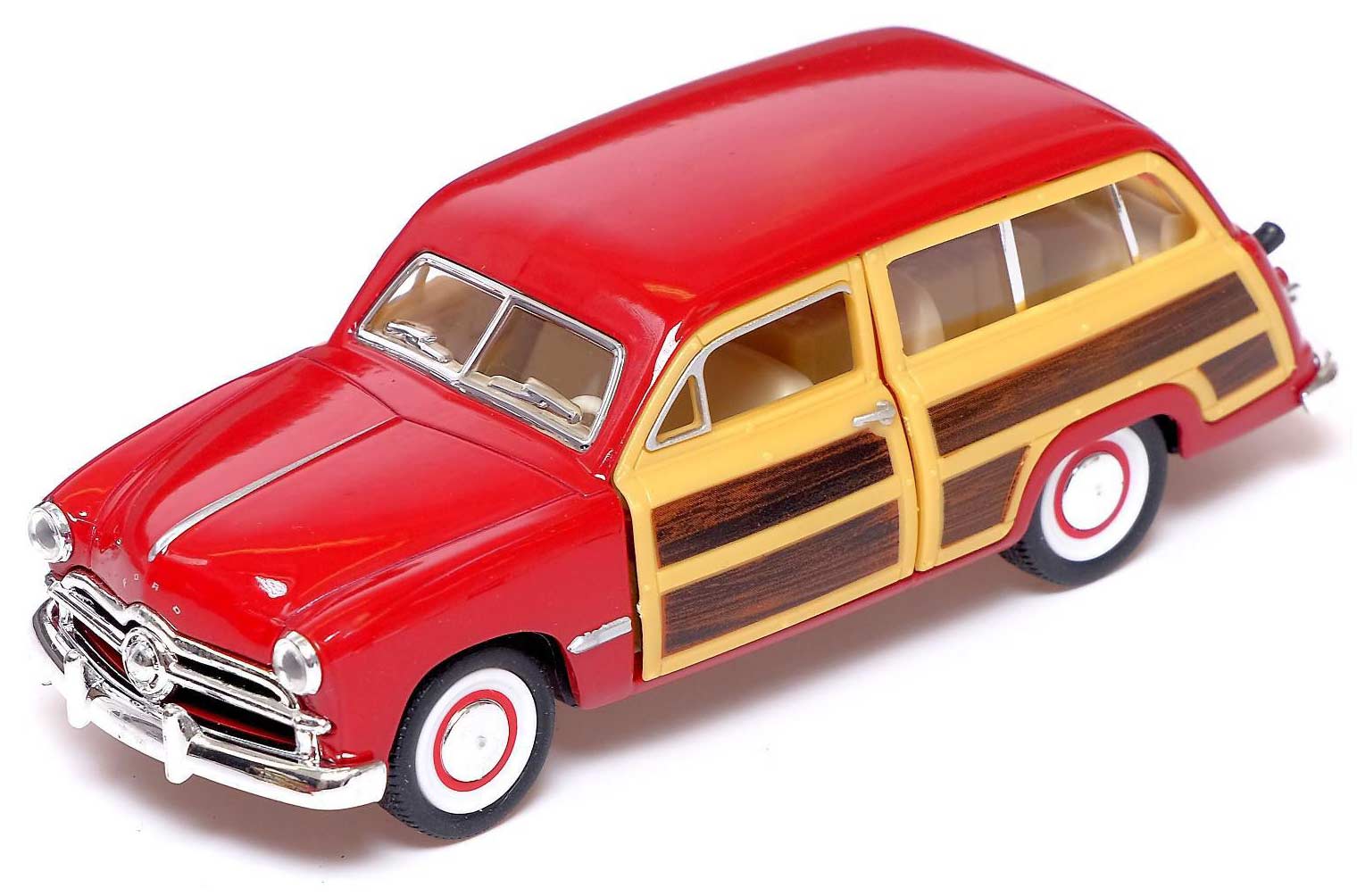 Машинка металлическая Kinsmart 1:40 «1949 Ford Woody Wagon» KT5402D инерционная / Микс