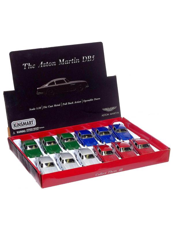 Металлическая машинка Kinsmart 1:38 «Aston Martin DB5» KT5406D, инерционная / Микс