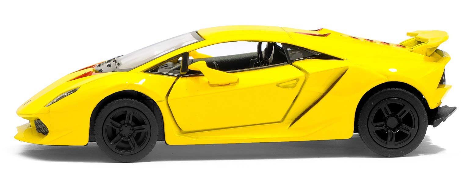 Машинка металлическая Kinsmart 1:38 «Lamborghini Sesto Elemento» KT5359D инерционная / Микс