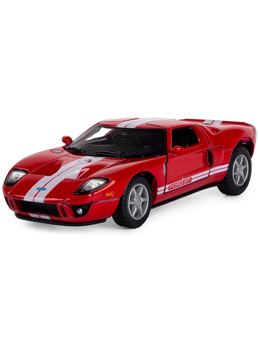 Металлическая машинка Kinsmart 1:36 «2006 Ford GT» KT5092D, инерционная / Микс