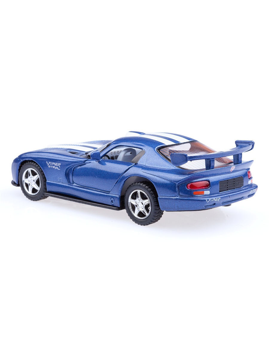 Металлическая машинка Kinsmart 1:36 «Dodge Viper GTS-R» KT5039D, инерционная / Микс