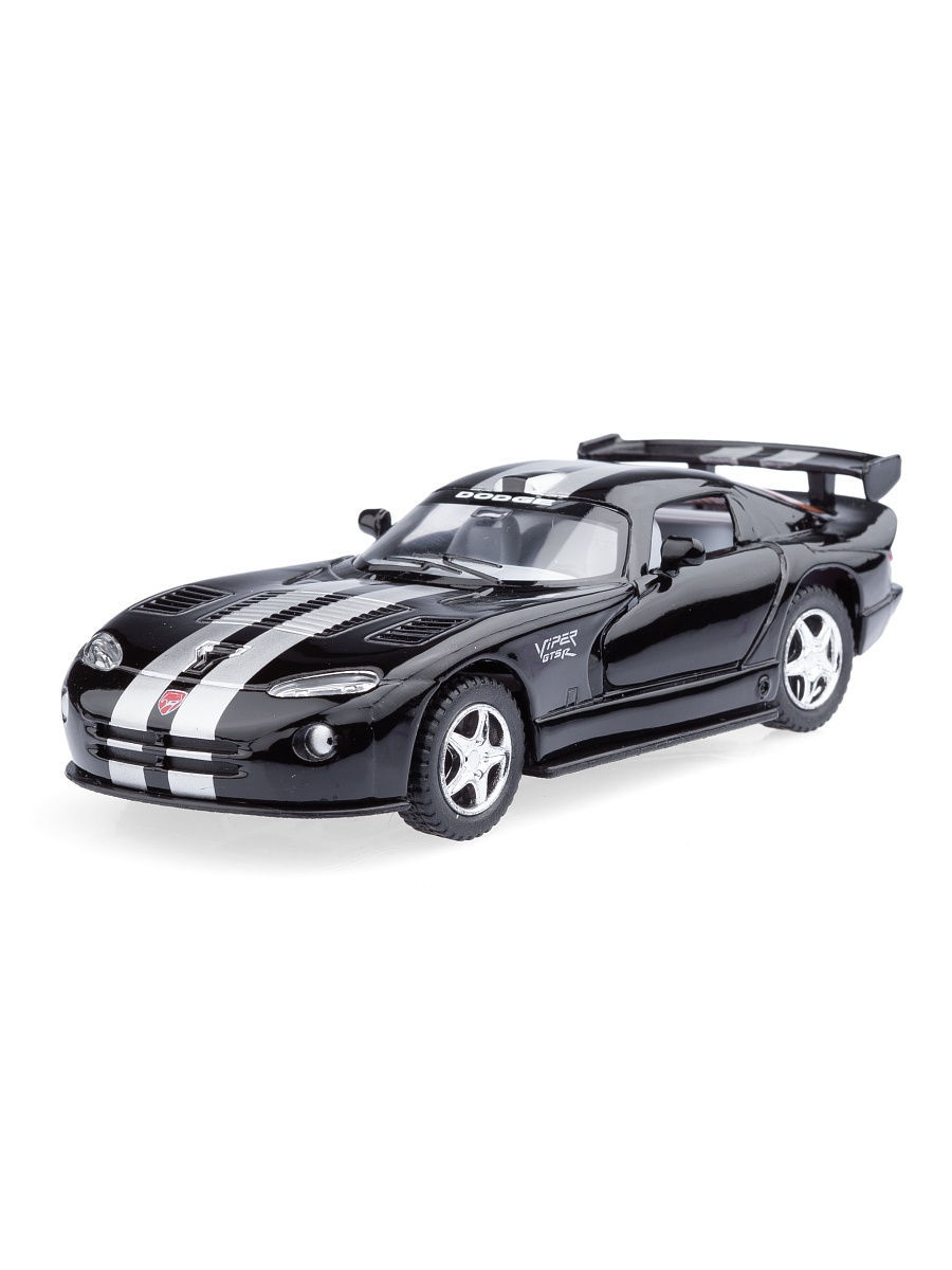 Металлическая машинка Kinsmart 1:36 «Dodge Viper GTS-R» KT5039D, инерционная / Микс