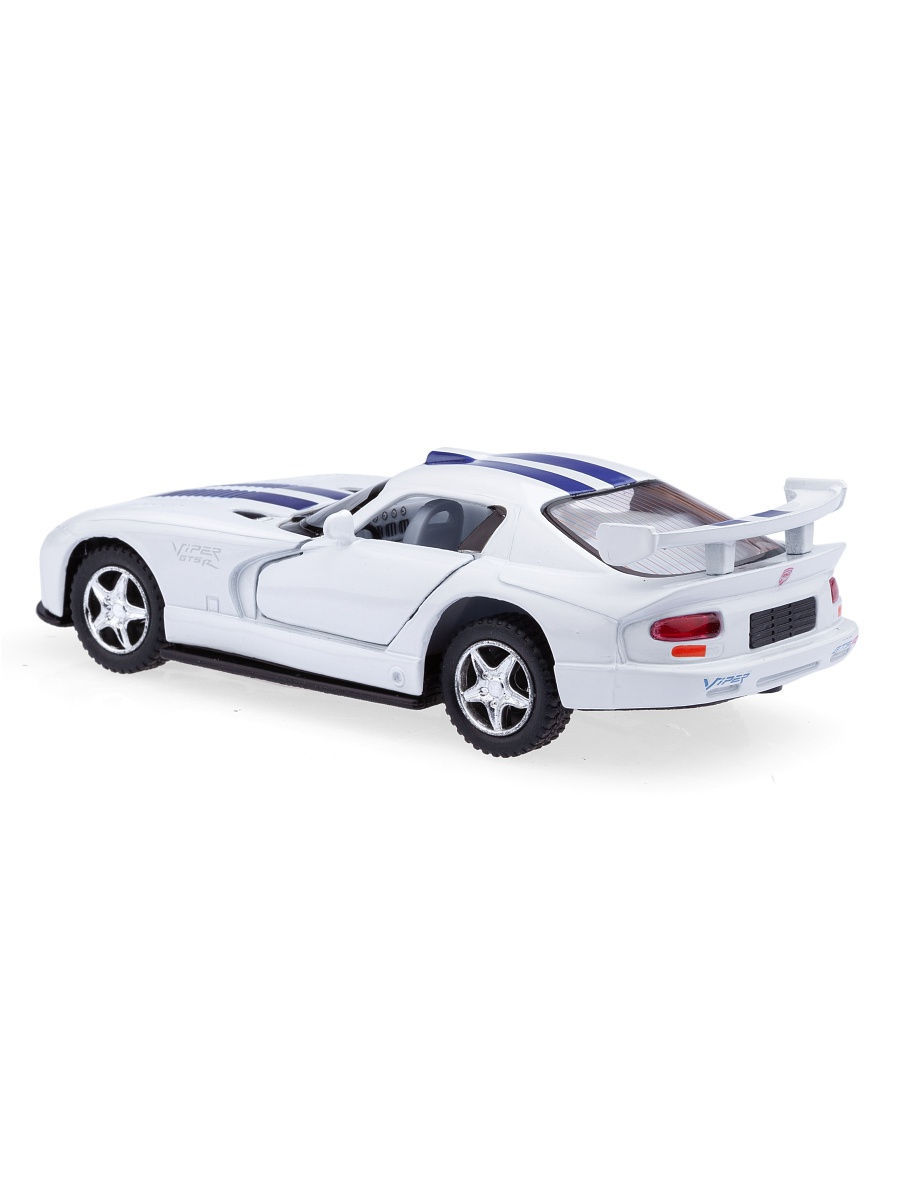 Металлическая машинка Kinsmart 1:36 «Dodge Viper GTS-R» KT5039D, инерционная / Микс