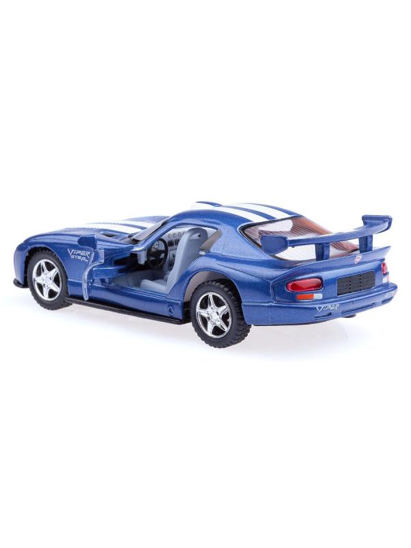 Металлическая машинка Kinsmart 1:36 «Dodge Viper GTS-R» KT5039D, инерционная / Микс