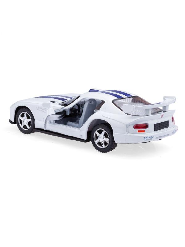 Металлическая машинка Kinsmart 1:36 «Dodge Viper GTS-R» KT5039D, инерционная / Микс