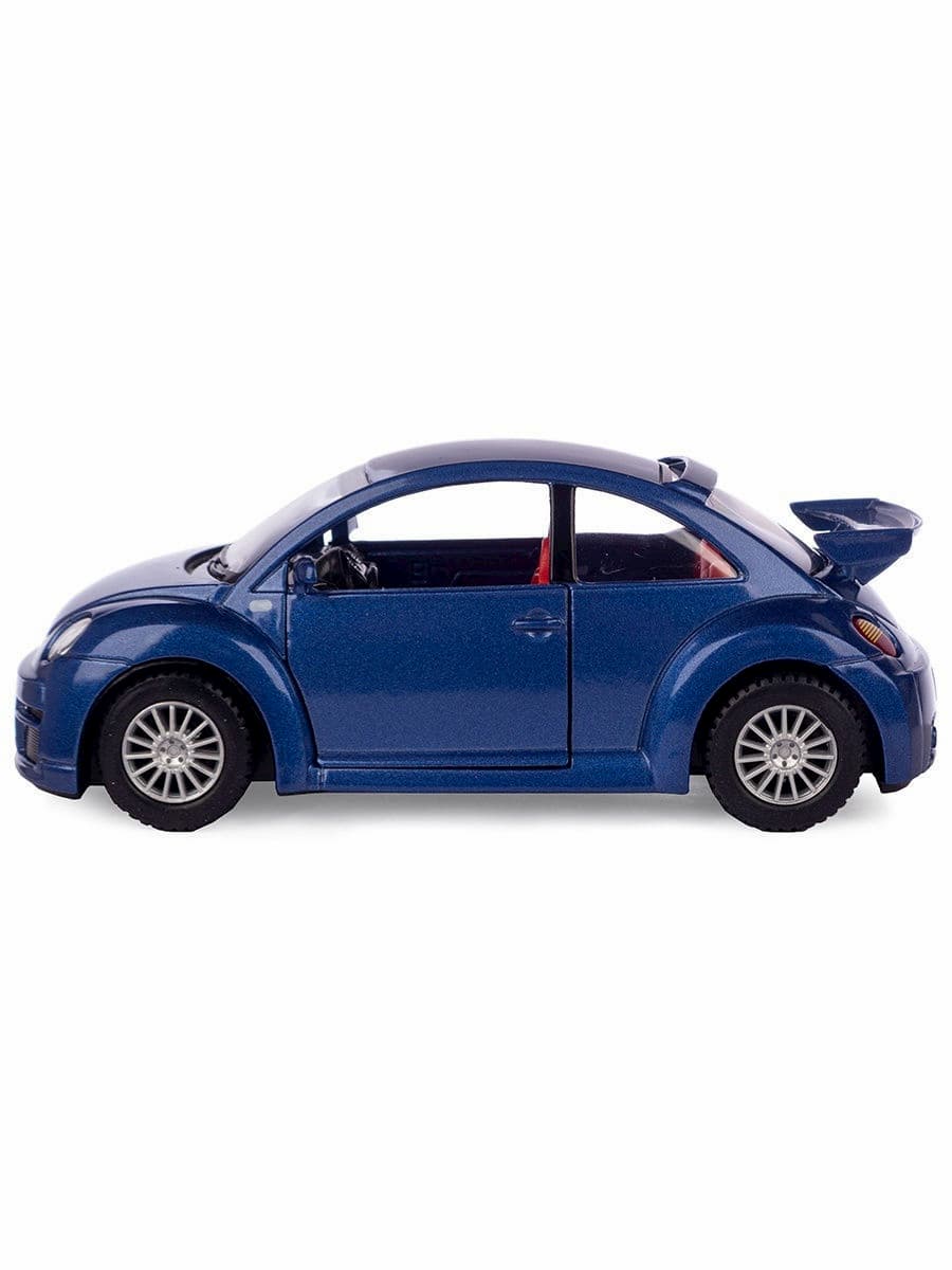 Металлическая машинка Kinsmart 1:32 «Volkswagen New Beetle Rsi» KT5058W, инерционная в коробке / Микс