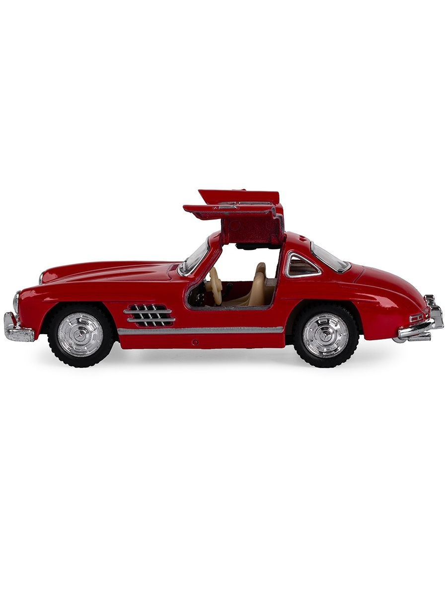 Металлическая машинка Kinsmart 1:36 «1954 Mercedes-Benz 300SL» KT5346W, инерционная в коробке  / Микс