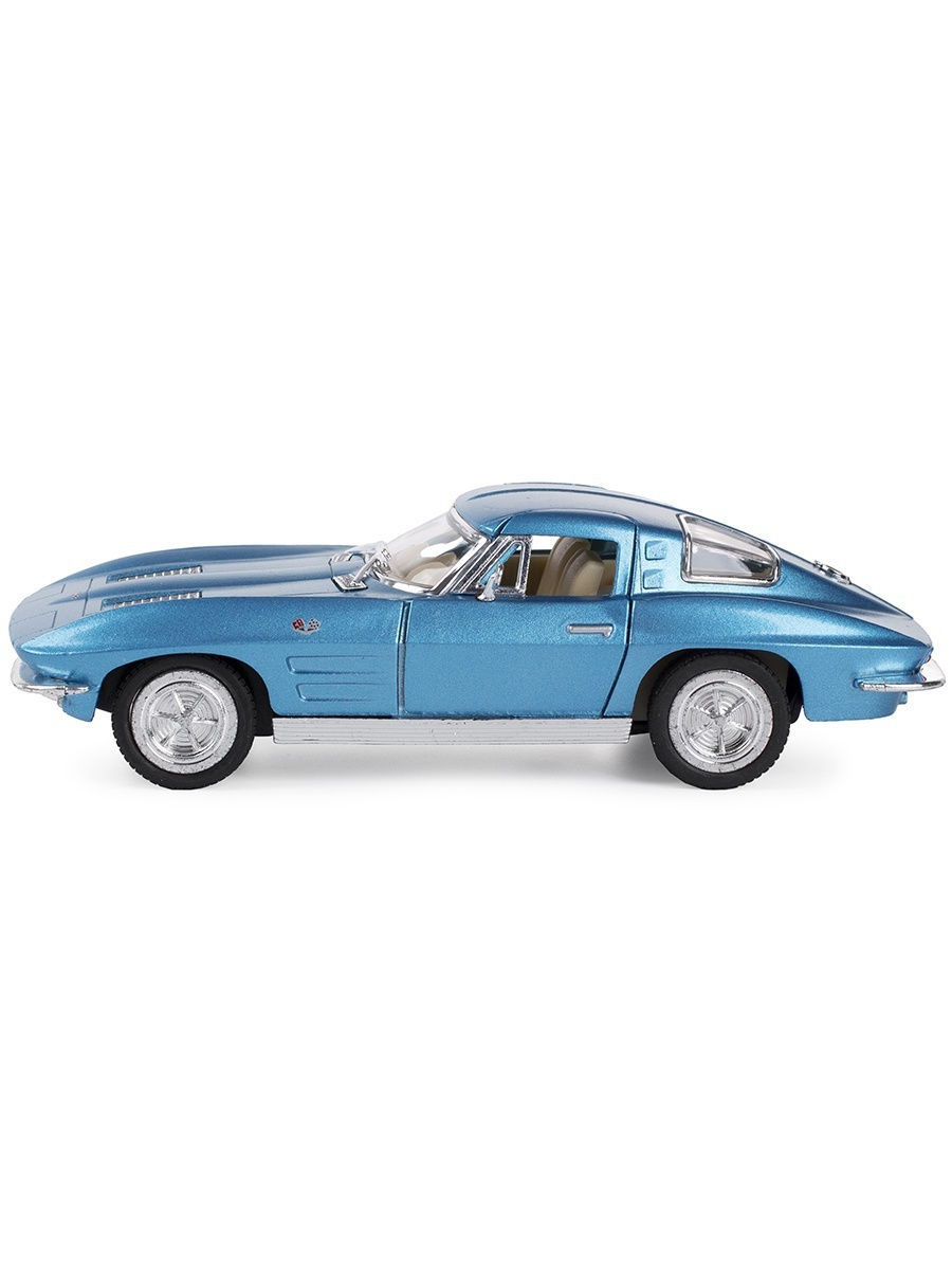 Машинка металлическая Kinsmart 1:36 «1963 Corvette Sting Ray» KT5358D инерционная / Микс