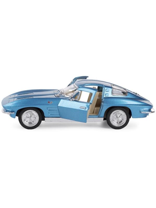 Машинка металлическая Kinsmart 1:36 «1963 Corvette Sting Ray» KT5358D инерционная / Микс