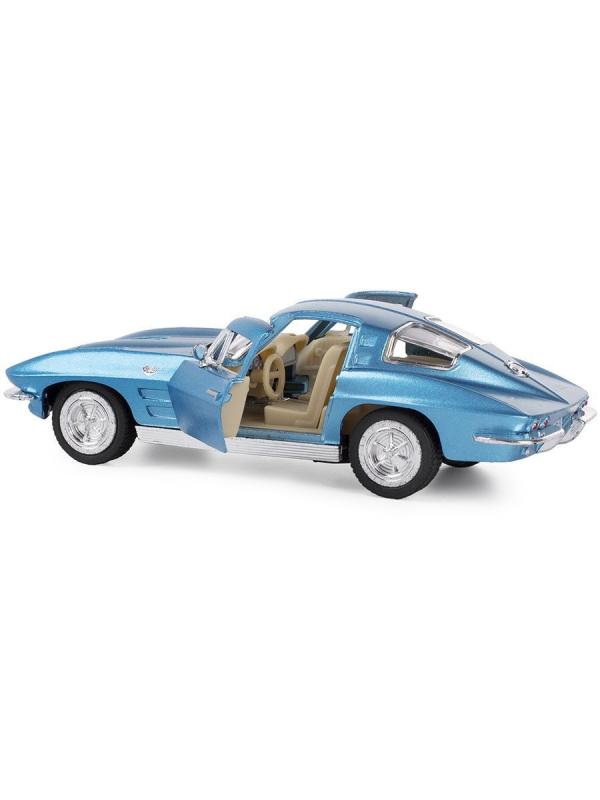 Машинка металлическая Kinsmart 1:36 «1963 Corvette Sting Ray» KT5358D инерционная / Микс