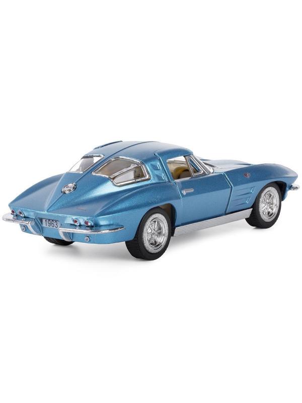 Машинка металлическая Kinsmart 1:36 «1963 Corvette Sting Ray» KT5358D инерционная / Микс