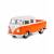 Металлическая машинка Kinsmart 1:34 «1963 Volkswagen Bus Double Cab Pickup» KT5387D инерционная / Микс